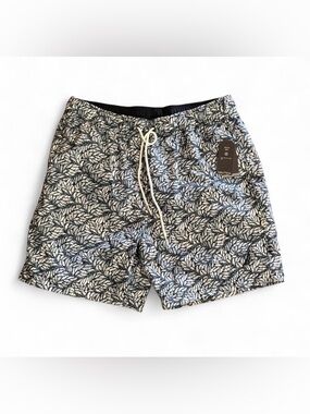 ‘Nautica’ NavyBlue/White Swim Trunks | Size: M